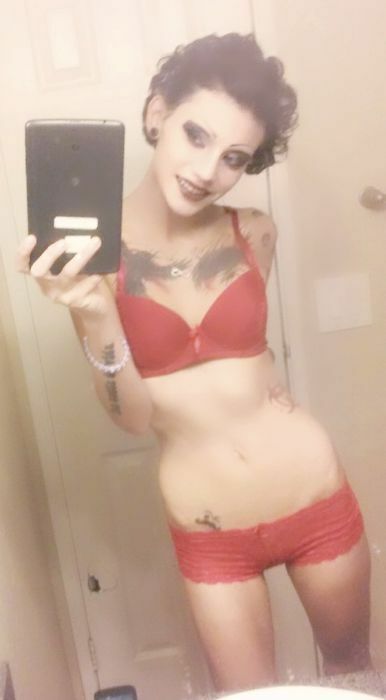 Tiny Tattooed Goth Stripper — 20