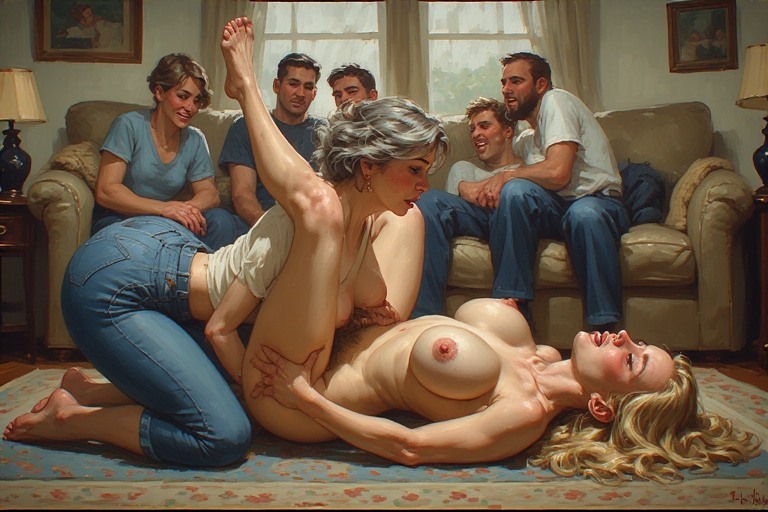 two lesbians on carpet — 15