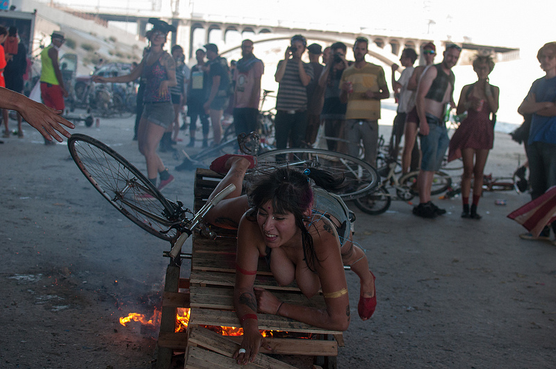 Burning man and party — 20